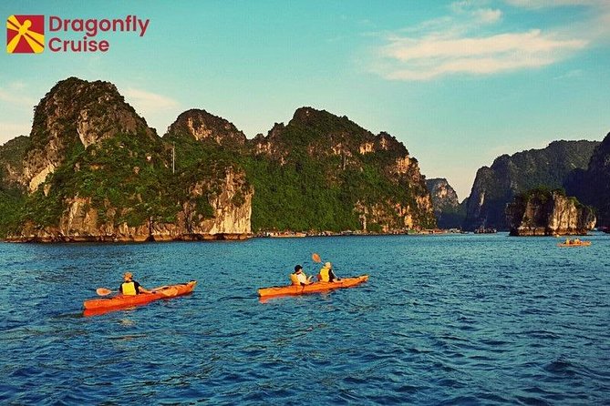 Halong Islands, Cave, Kayak, Bamboo Day Tour w Dragonfly Cruise - What the $120 price actually buys
