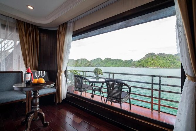 HaLong - LanHa Bay 1 Night On The 2nd Deck with La Pandora Cruises - Sunrise, Tai Chi, and Dark and Bright Cave