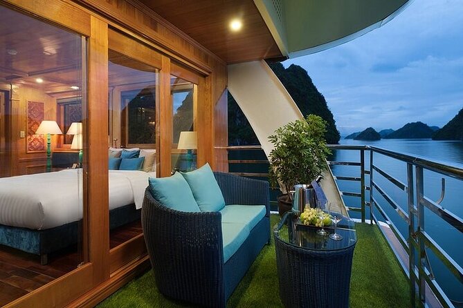 Halong Milalux 5 Star Cruise 2d1n,All inclusive,transfer - Boarding the 20-cabin Milalux ship