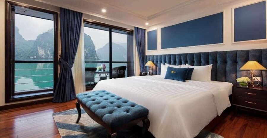Hanoi: 2-Day Halong & Lan Ha Bay 5-Star Cruise with Balcony - First afternoon: caves, beaches, and limestone towers