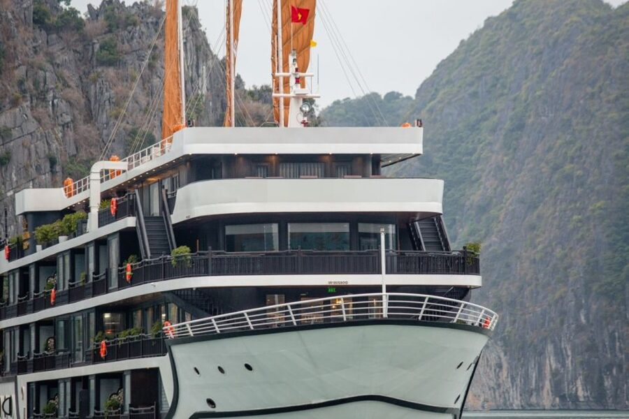 Hanoi: 2-Day Halong & Lan Ha Bay 5-Star Cruise with Balcony - The balcony cabin and onboard comfort