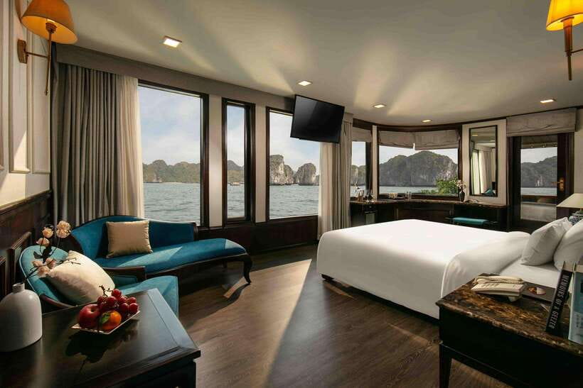 Hanoi: 2D1N Ha Long Bay, Lan Ha Bay by Amanda Luxury Cruise - Lunch among the limestone karsts