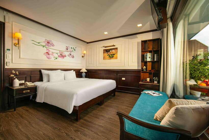 Hanoi: 2D1N Ha Long Bay, Lan Ha Bay by Amanda Luxury Cruise - Sunset, cooking, and a deck dinner