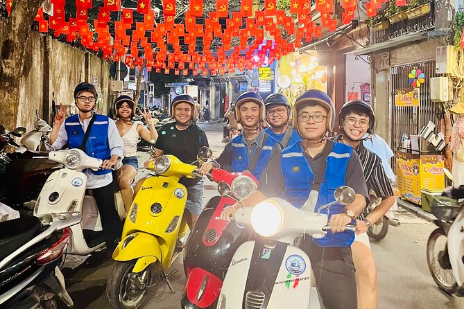 Hanoi After Dark Vespa Tour (4 hours): Street Food & Night Vibes - Hoan Kiem and Hanoi’s old streets