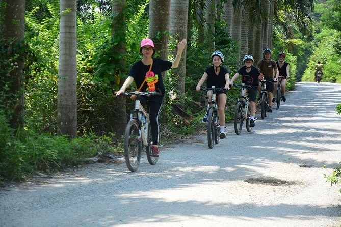 Hanoi Bicycle Tours: Half Day Bicycle Tours Hanoi Countryside - Crossing Long Bien Bridge above the Red River