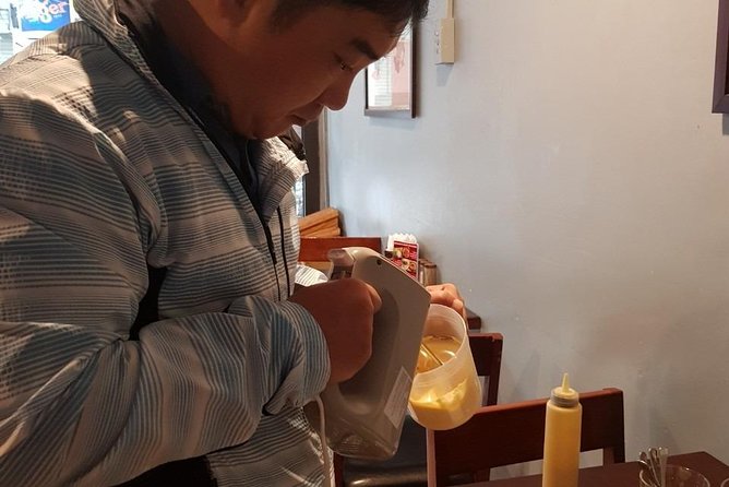 Hanoi Egg Coffee Making Course - Spring Rolls, Water, and a Simple Snack Break