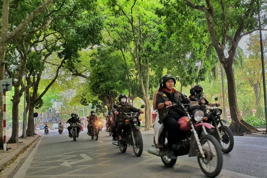 Hanoi Food, Culture, Sightseeing & Fun By Vintage Motorbike - French boulevards, lakes, and Hanoi’s major sights