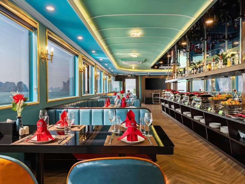 Hanoi: Ha Long Bay Full Day Trip - Amethyst Luxury Cruise - Sailing past Fighting Cock and Incense Burner Islets