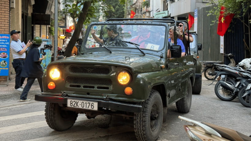 Hanoi: Historic Jeep Tour - French Quarter Boulevards and Colonial Hanoi