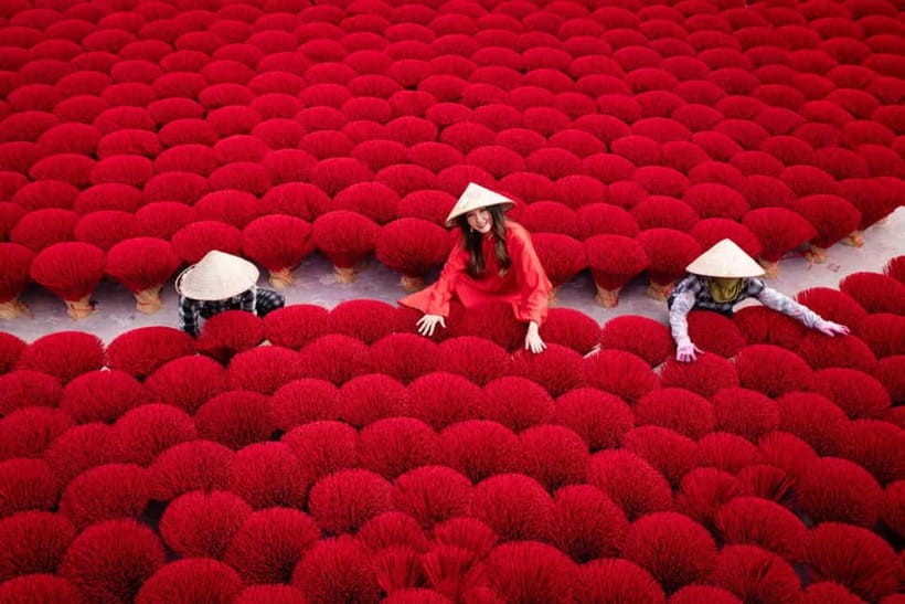 Hanoi Incense Village Tour & Traditional Crafts All Included - Full-day plan: lacquer, hats, lunch, and incense