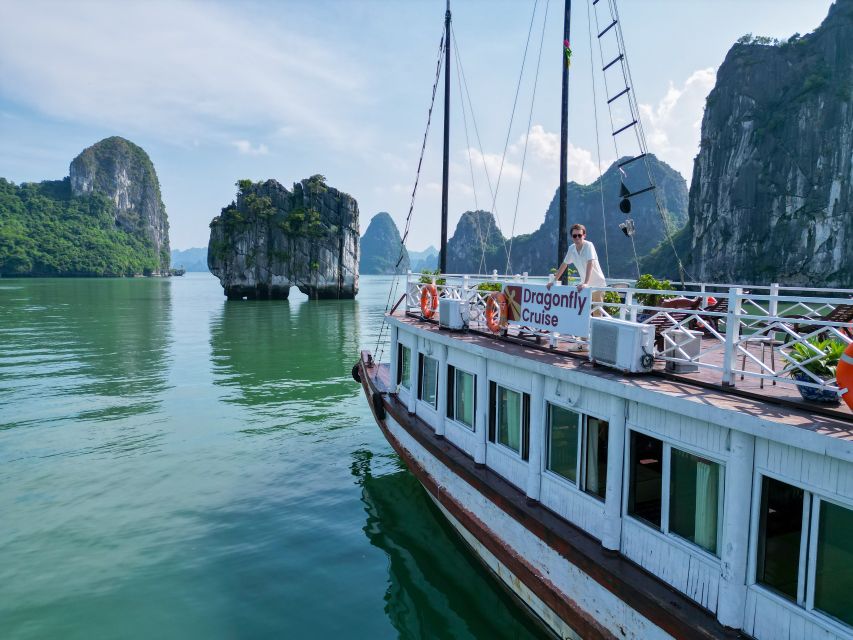 Hanoi: Islands & Caves Ha Long Cruise with Lunch & Kayaking - Boarding the Dragonfly Cruise at Tuan Chau