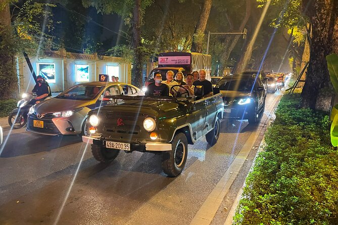 Hanoi Jeep By Night Street Food Tour and Train Street Experience - Why the Jeep ride works so well at night