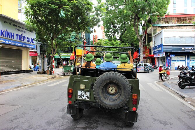 Hanoi Jeep Food Tours Led By Women - Ho Chi Minh Mausoleum after dark