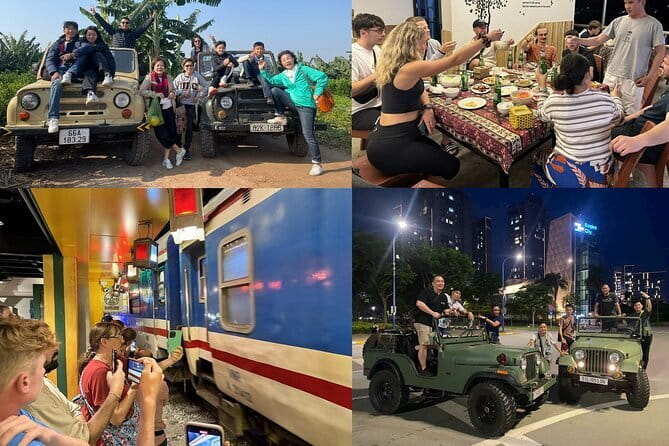 Hanoi Jeep Night Street Foodie Tour, Train Street and Egg Coffee - Five things to know before booking