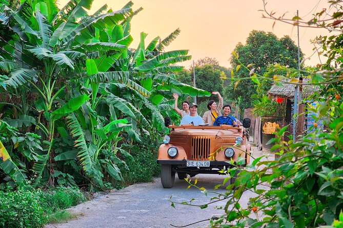Hanoi Jeep Tour: Red River Countryside+ Backstreet+ Train-street - Bay Mau Lake and Hanoi’s back lanes