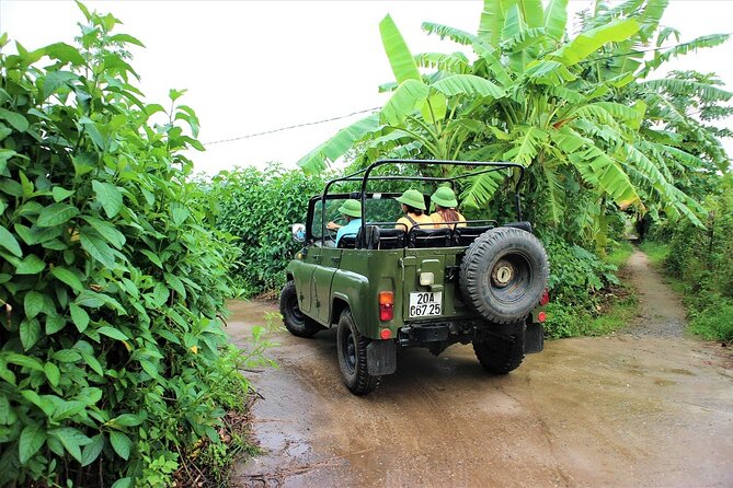 Hanoi Jeep Tours Led By Women: Hanoi Countryside Jeep Tours - Hoi Phu village and the broomstick makers