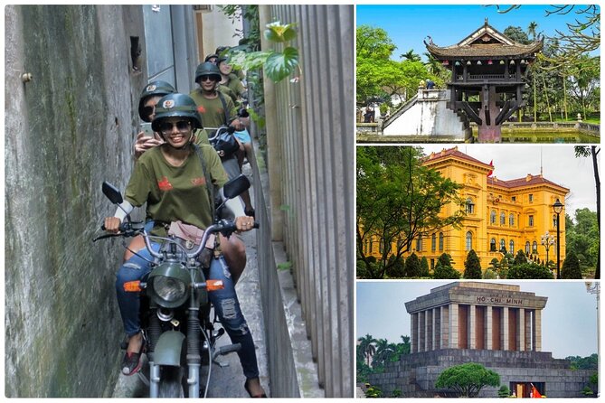 Hanoi Motorbike Tour: Hanoi HIGHTLIGHTS & HIDDEN GEMS - Ho Chi Minh Mausoleum and the national story