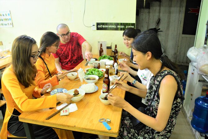 Hanoi Motorbike Tour Led By Women: Hanoi Motorbike Food Tours - Bun cha at a family-run restaurant