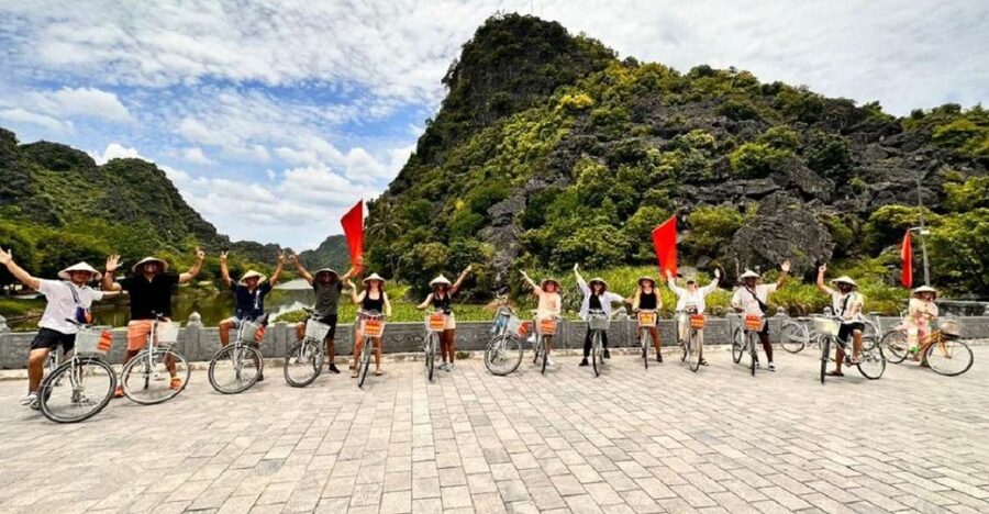 Hanoi: Ninh Binh, Hoa Lu, Tam Coc and Mua Cave Day Trip - Cycling through limestone country