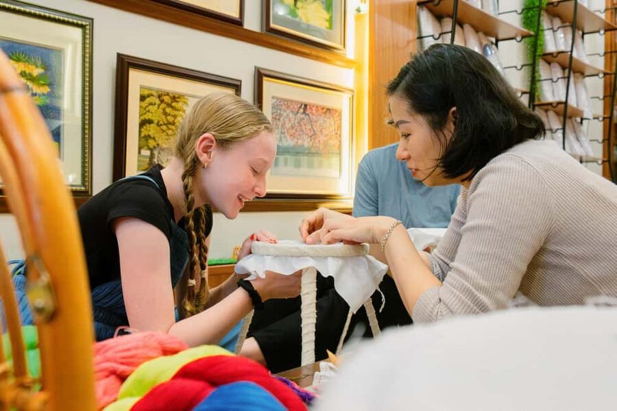 Hanoi's Heritage: Embroidery Workshop in Ancient House - Entering the Ancient House on Hang Trong Street