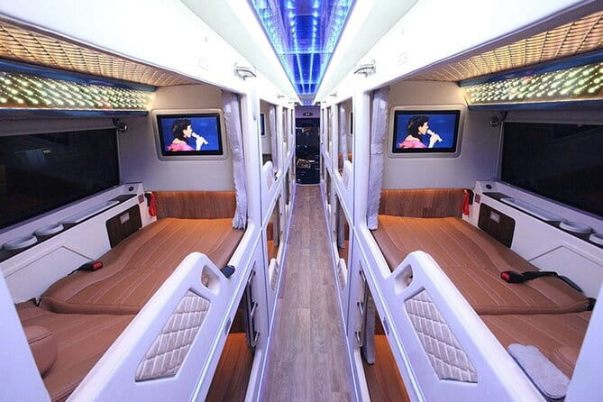 Hanoi to Sapa Bus - Private Cabin Bus - Leaving Hanoi Old Quarter by small transfer bus