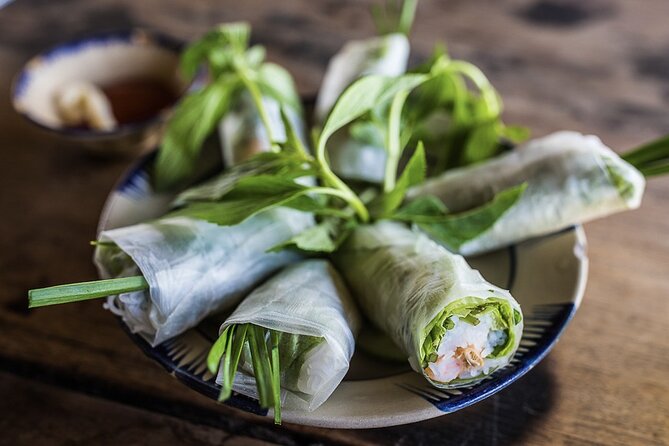 Hanoi Vegan Street Food Tour and Train Street - Banh Xeo Chay on Hang Dau Street