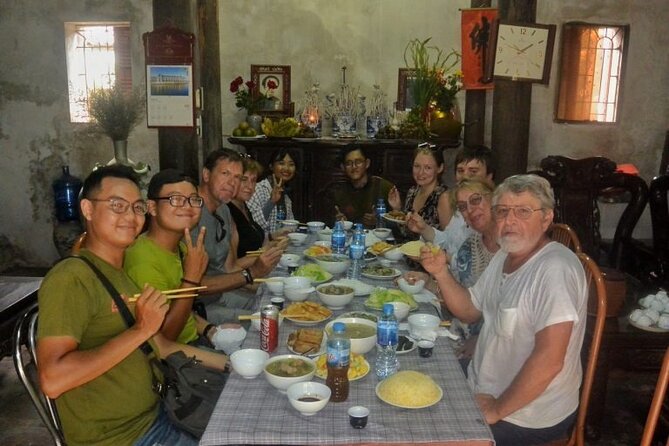 Hanoi Vespa Tours: Food + Culture + Fun on Army Vespa - Crossing Long Bien Bridge above the Red River