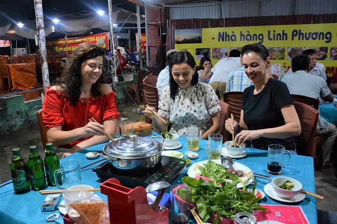 Hanoi Vespa Tours: Hanoi After Dark Vespa Food Tours - Long Bien Bridge and the railway streets