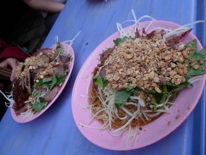 Hanoi: Walking Street Food Tour & Train Street w/Local Guide - Fruit dessert, egg coffee, and a cold beer