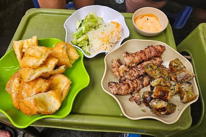 Hanoi Walking Street Food Tour with Train Street - Banh Xeo, Banh Mi, And Vietnamese Salad
