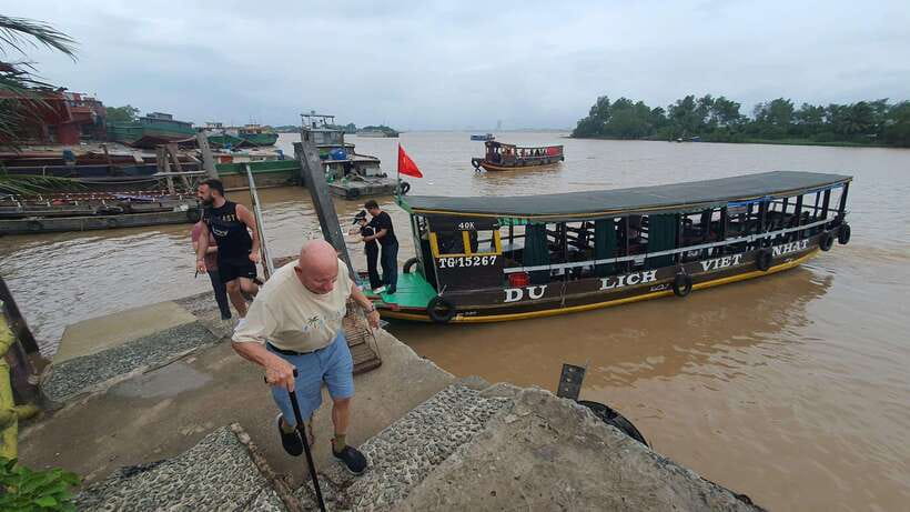 HCM: Mekong Delta Islands Boat & Tuk-Tuk Tour with Tastings - Unicorn Island by tuk-tuk, bicycle, and village road