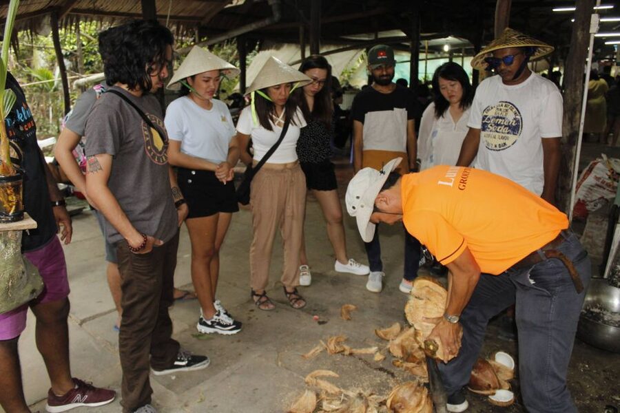 HCM: Mekong Delta, My Tho & Ben Tre Coconut Village - Tropical fruit and folk music in the orchard