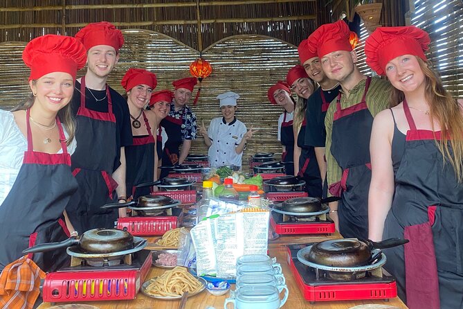 Hoi An Cooking Class(Local market,Basket Boat,Fishing & Cooking) - Cooking Vietnamese dishes with Tram, Sonny, or another chef