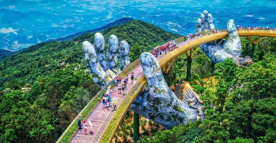 Hoi An/Da Nang : Golden Bridge , Marble Mt & Lady Buddha - Lady Buddha and Monkey Mountain