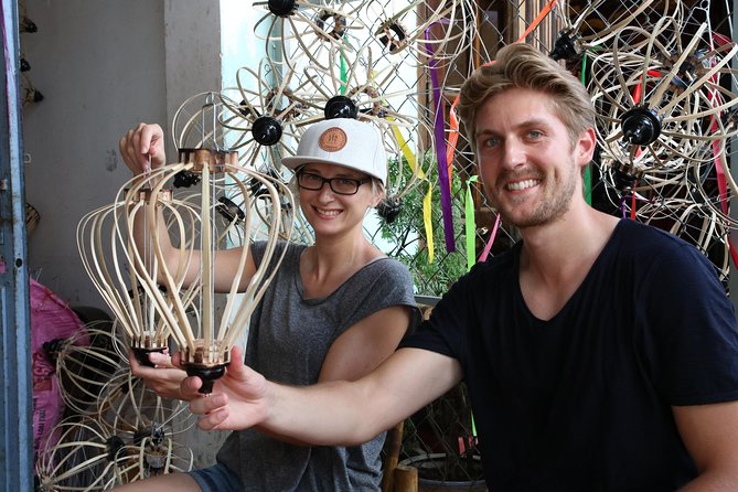 Hoi An Full Lantern Making Class- A special Foldable lantern - Choosing between lotus, diamond, sunrise, and sunset