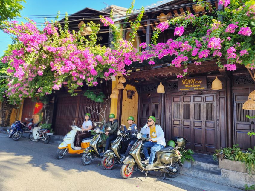 Hoi An Highlights and Hidden Gems Tour by Vespa - The bamboo basket boat in the water coconut forest
