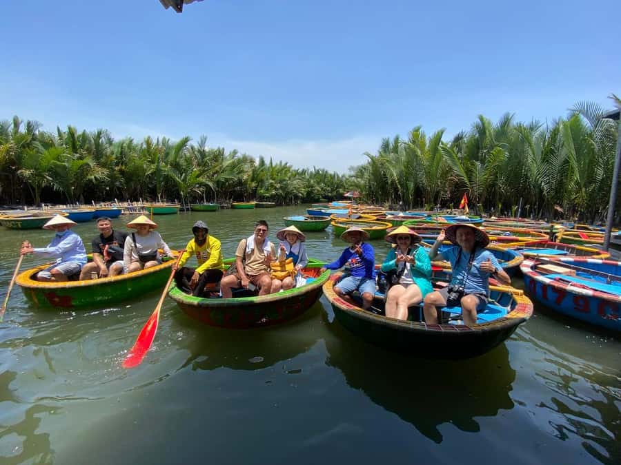 Hoi An: My Son Sanctuary with Basket Boat and Lunch Options - Making rice paper at a local house