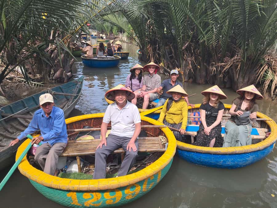 Hoi An: My Son Sanctuary with Basket Boat and Lunch Options - Bay Mau basket boats: fun, noisy, and very tourist-friendly