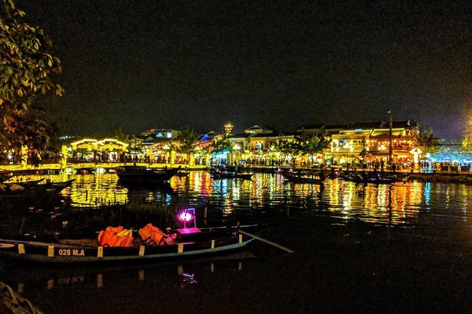 Hoi An Night Market with Hoi an walking Tour , Colourful Lanterns, Boat Ride - The Hoai River sampan ride and floating lanterns