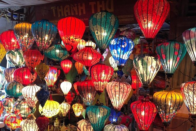 Hoi An Night Market with Hoi an walking Tour , Colourful Lanterns, Boat Ride - Hoi An Night Market after dark