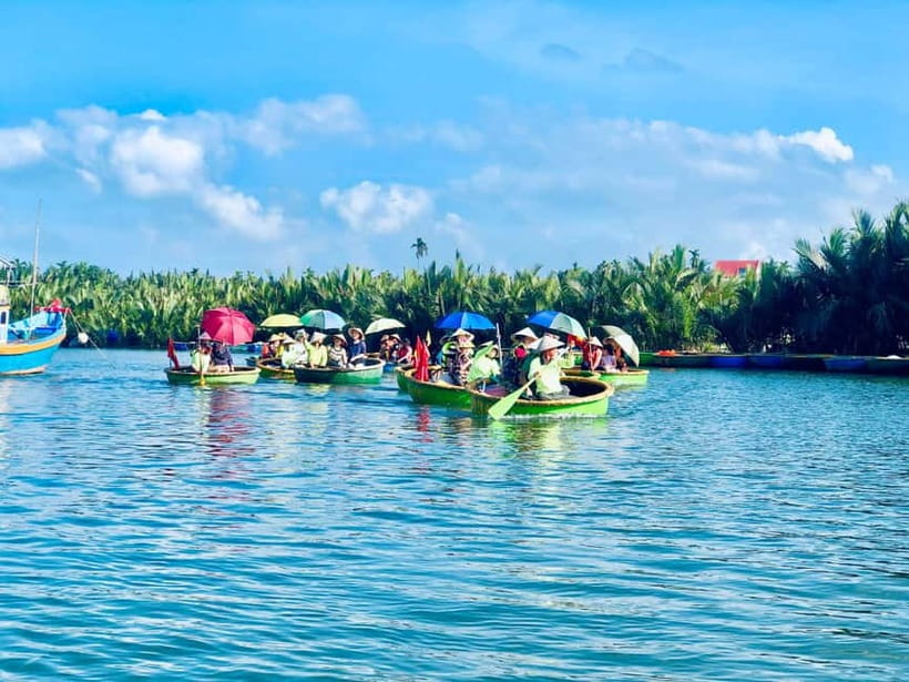 Hoi An : Vegetarian Cooking Class W Optional Coconut Village - Riding a bamboo basket boat in Cam Thanh