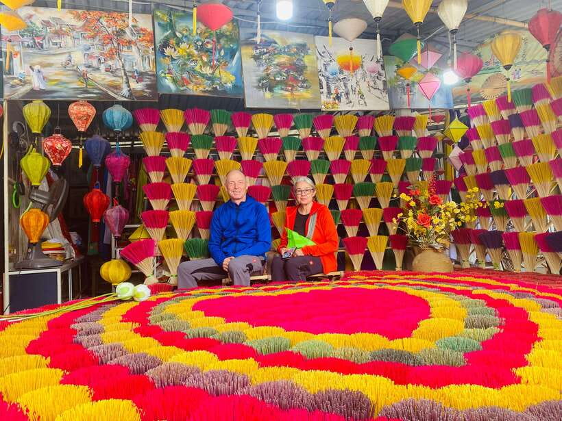 Hue :Exploring Royal City with Multi Options and Dragon Boat - Incense village and the color of a working tradition