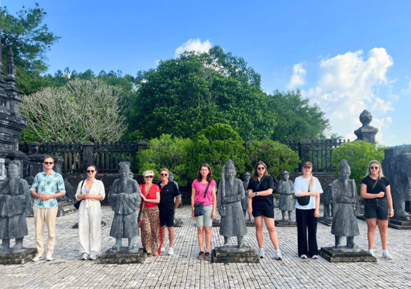 Hue Imperial Citadel, Tombs, Perfume River Boat Tour & Van - Hue food and a welcome foot bath