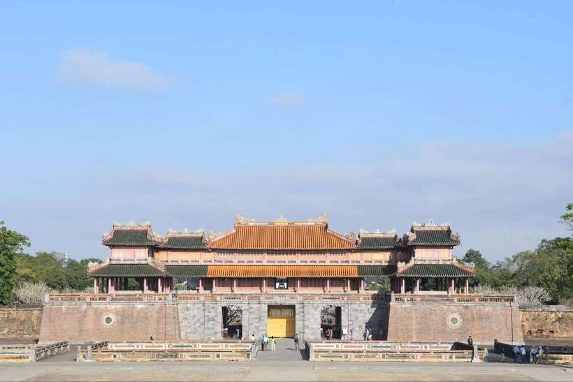 Hue Imperial City & Abandoned Water Park Tour by E-Scooter - Morning inside Hue Imperial City