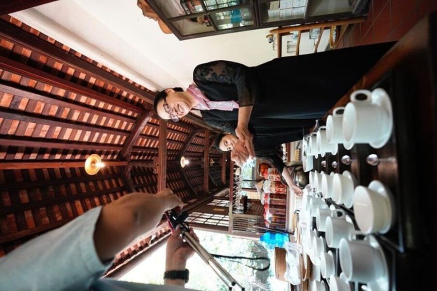 Hue: Night Street Food Tour by Cyclo with a Local Guide - Nem lui, the hands-on savory stop