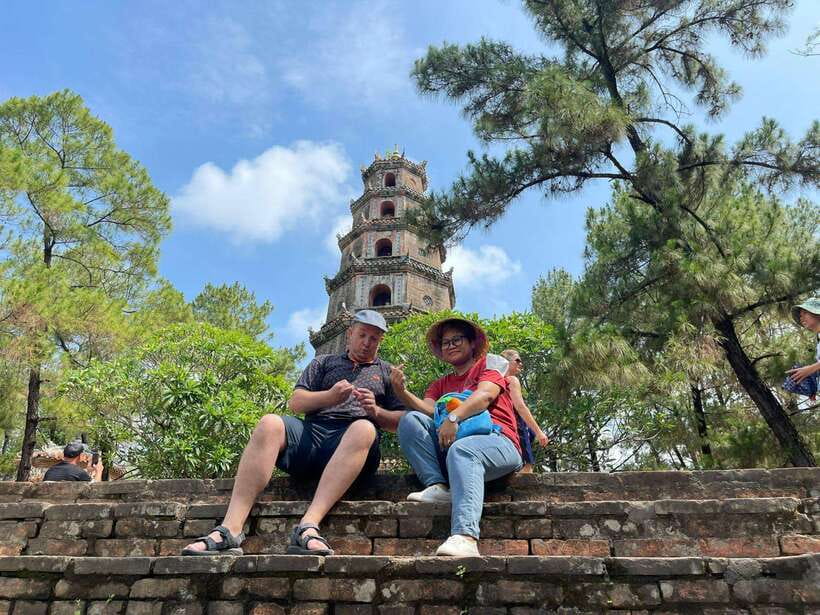 Hue: Royal Tombs & Pagoda Private Tour By Dragon Boat & Car - Thien Mu Pagoda and Hue’s spiritual side
