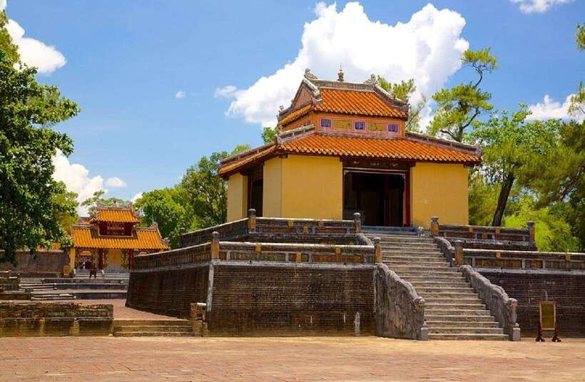 Hue Royal Tombs Tour: Visit Best Pagodas & Mausoleums - Khai Dinh Tomb, a smaller site with striking mixed styles