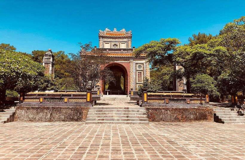 Hue Royal Tombs Tour: Visit Best Pagodas & Mausoleums - Dong Khanh Tomb, a compact complex with two distinct areas