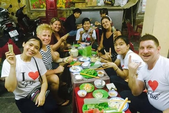 Hue Street Food Tour At Night By Scooter - 8 pm: Rolling your own Khot Cake snack