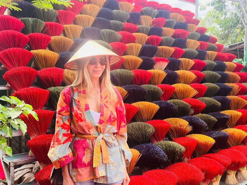 Incense, Hat Villages Tour/Traditional Crafts with Options - Quang Phu Cau and the red incense fields